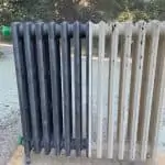 Décapage radiateurs en fonte