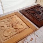 Des « avant / après » sur meubles en bois